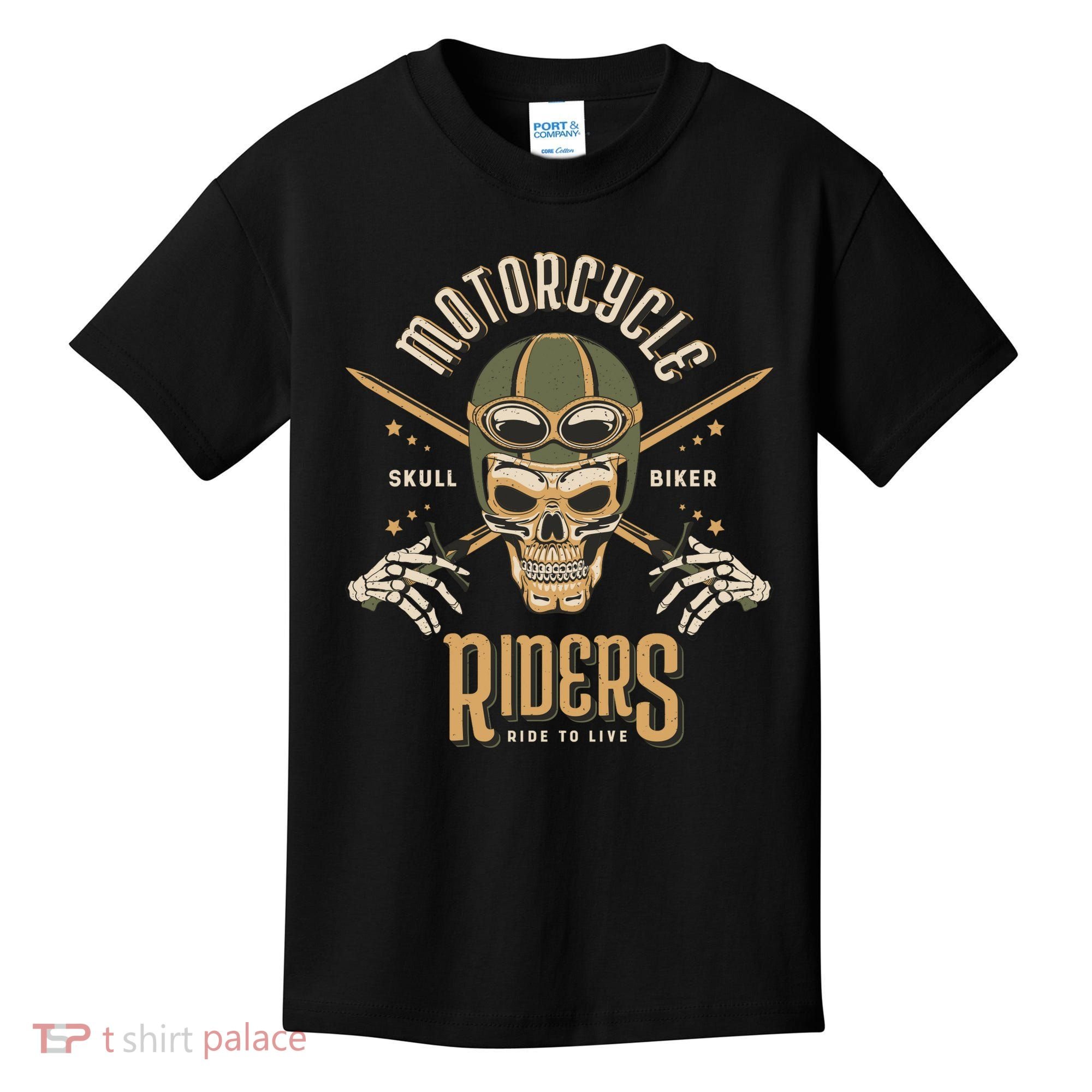 Motorcycle Riders Kids T-Shirt