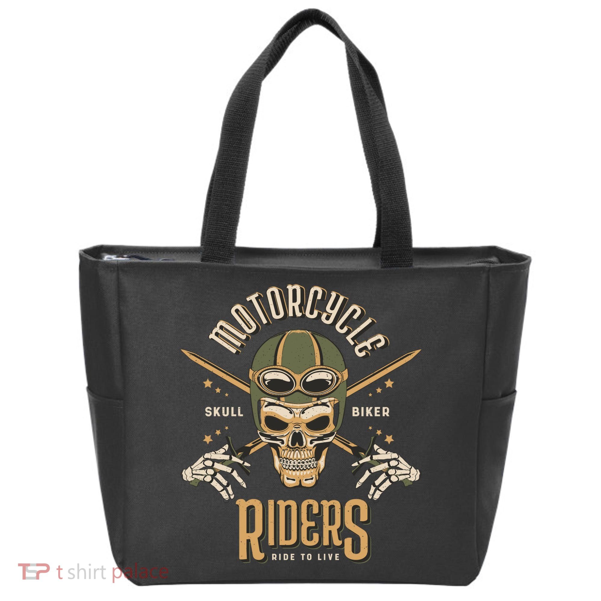 Motorcycle Riders Tote Bag