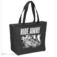 Motorcycle Zombies Ride Away Tote Bag thumb 2