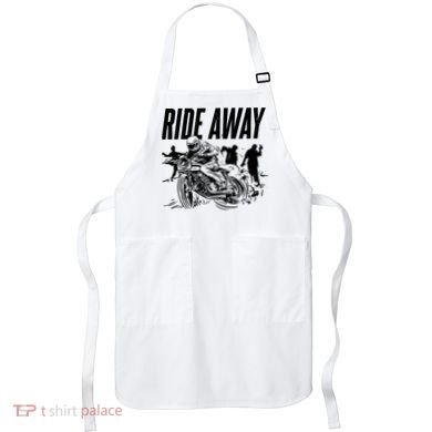 Motorcycle Zombies Ride Away Apron