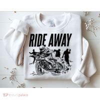 Motorcycle Zombies Ride Away Sweatshirt thumb 2