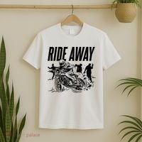 Motorcycle Zombies Ride Away T-Shirt thumb 2