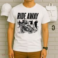 Motorcycle Zombies Ride Away T-Shirt thumb 6