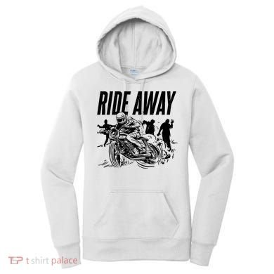 Motorcycle Zombies Ride Away Women's Hoodie