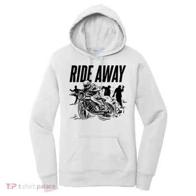 Motorcycle Zombies Ride Away Women's Hoodie