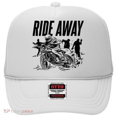 Motorcycle Zombies Ride Away Hat