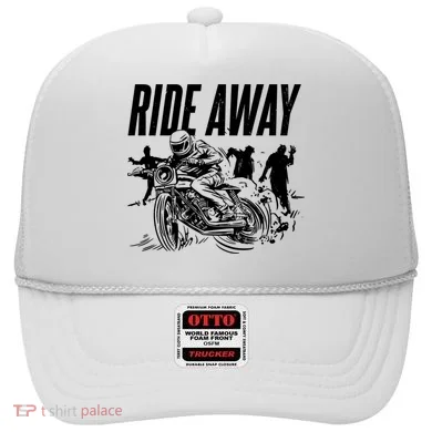 Motorcycle Zombies Ride Away Hat
