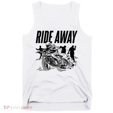 Motorcycle Zombies Ride Away Tank Top