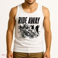 Motorcycle Zombies Ride Away Tank Top thumb 3