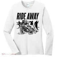 Motorcycle Zombies Ride Away Women's Long Sleeve Shirt thumb 0