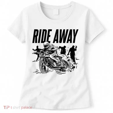 Motorcycle Zombies Ride Away Women's T-Shirt