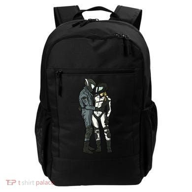 Motorcyclist Couple Backpack