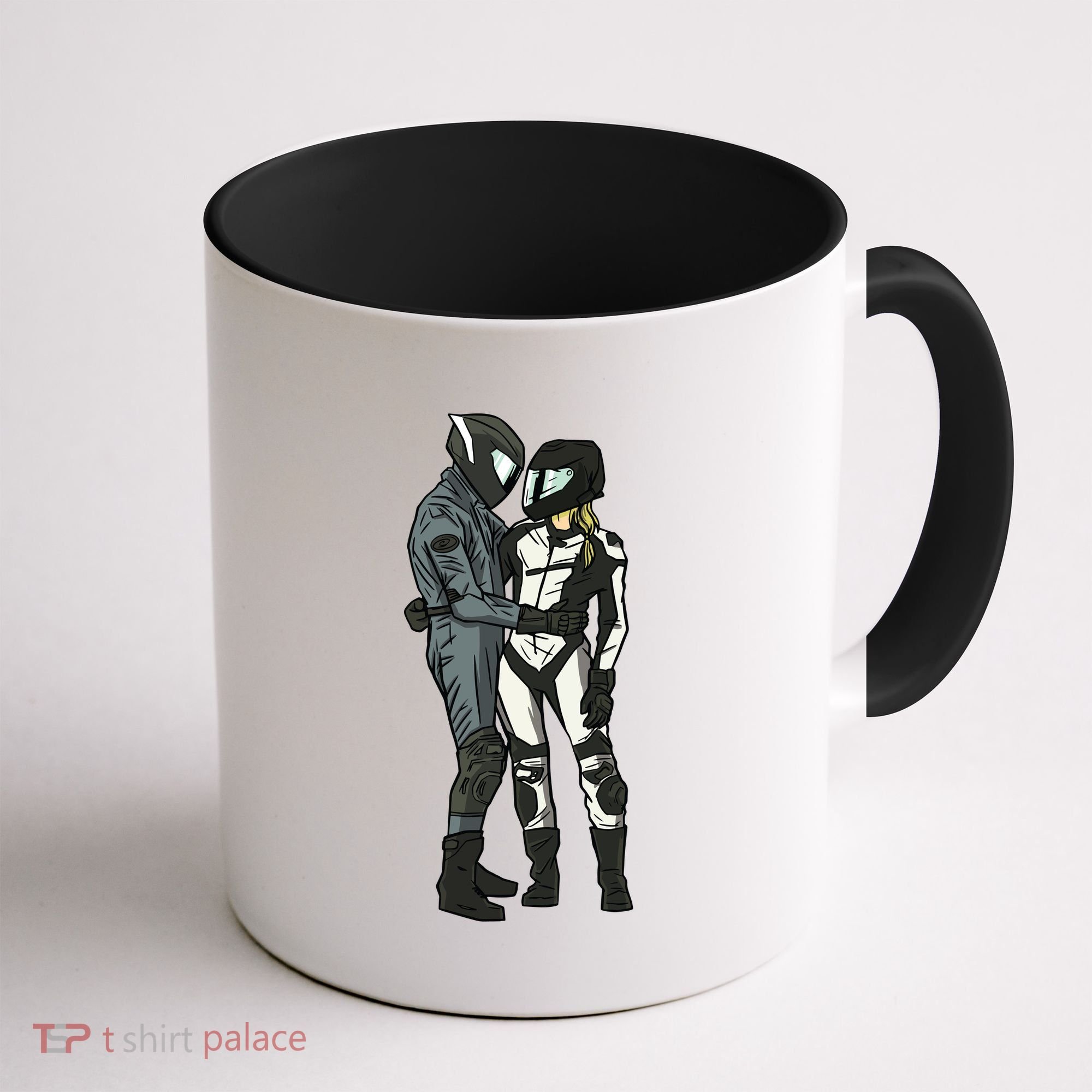 Motorcyclist Couple Coffee Mug