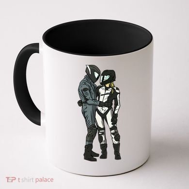 Motorcyclist Couple Coffee Mug