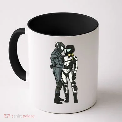 Motorcyclist Couple Coffee Mug