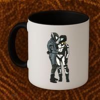 Motorcyclist Couple Coffee Mug thumb 2