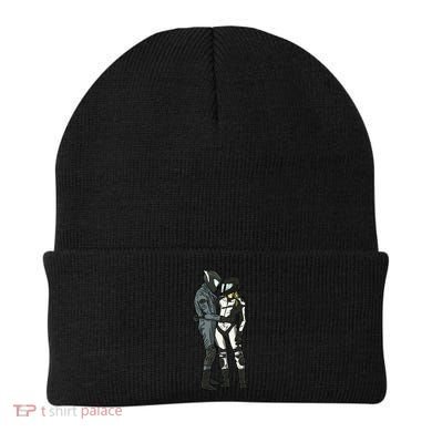 Motorcyclist Couple Beanie