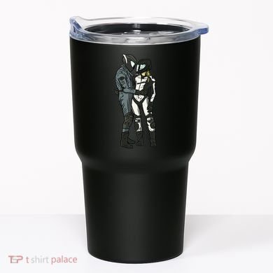 Motorcyclist Couple Tumbler