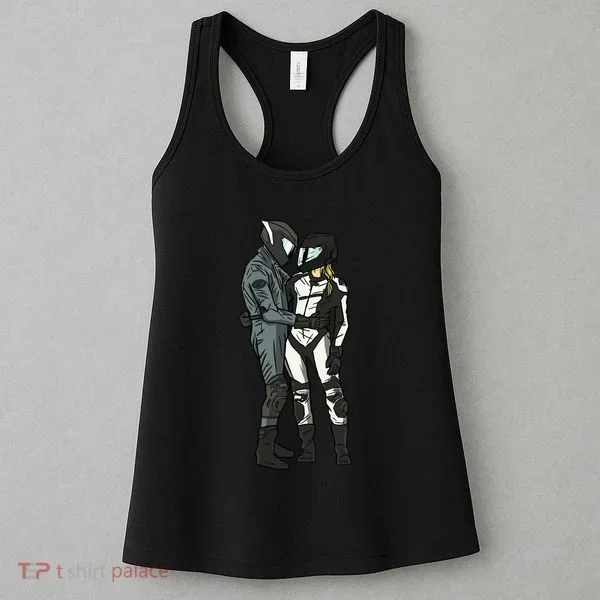 Motorcyclist Couple Women's Tank Top