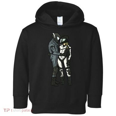Motorcyclist Couple Toddler Hoodie
