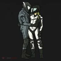 Motorcyclist Couple Women's Long Sleeve Shirt thumb 2