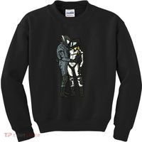 Motorcyclist Couple Kids Sweatshirt thumb 0