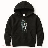 Motorcyclist Couple Kids Hoodie thumb 0