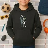 Motorcyclist Couple Kids Hoodie thumb 2
