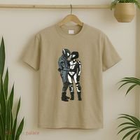 Motorcyclist Couple T-Shirt thumb 2