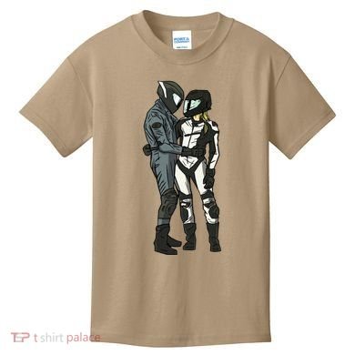 Motorcyclist Couple Kids T-Shirt