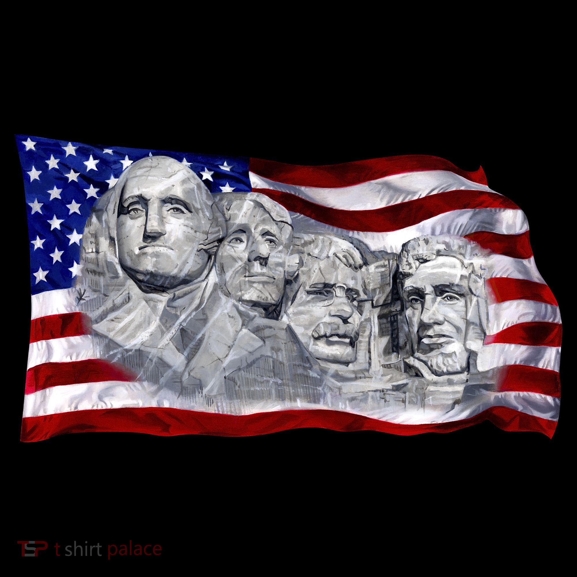 Mount Rushmore Doggie Tank