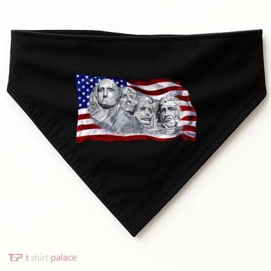 Mount Rushmore USA-Made Doggie Bandana