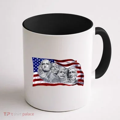 Mount Rushmore Coffee Mug back