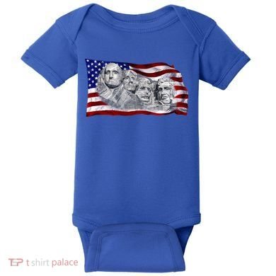 Mount Rushmore Baby Bodysuit