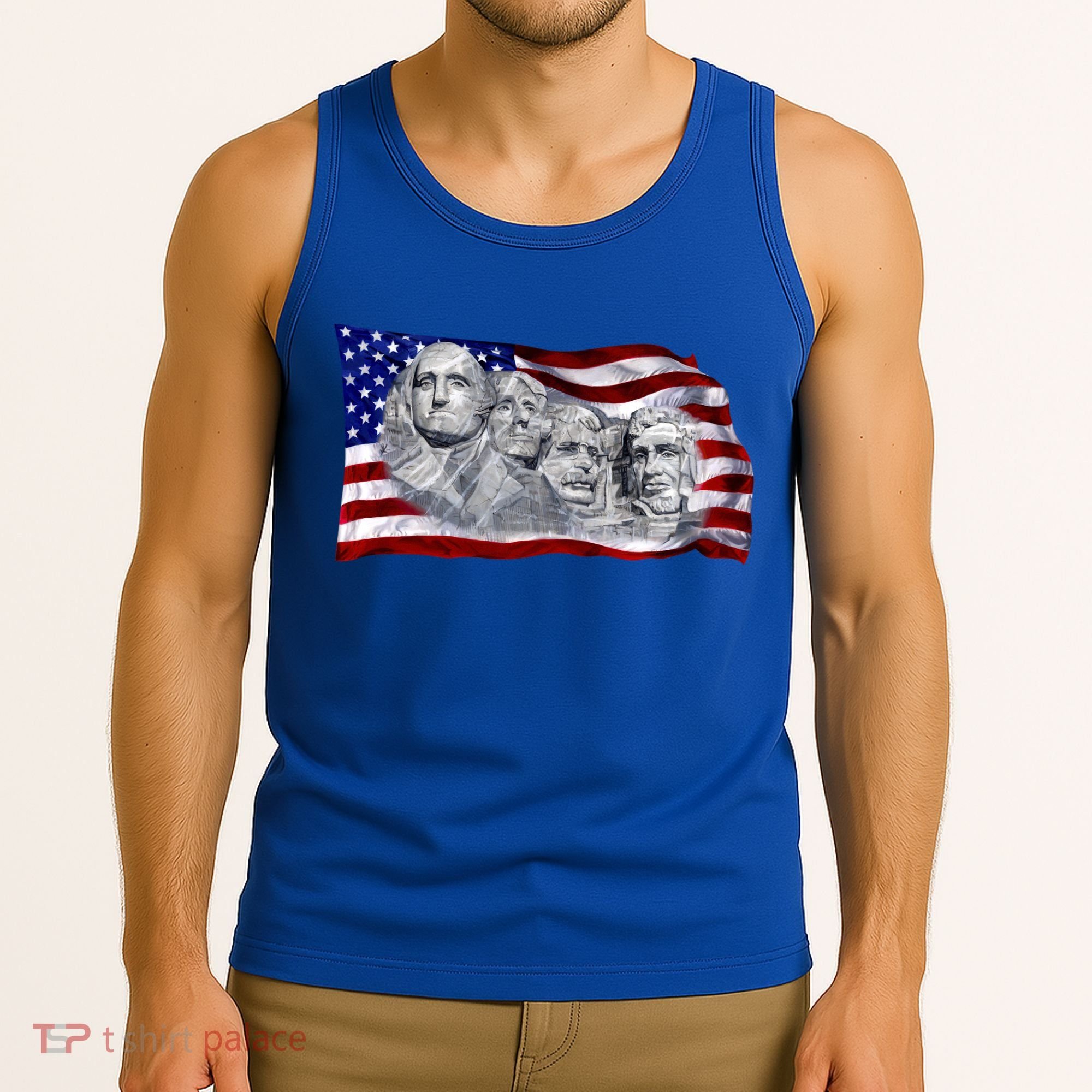 Mount Rushmore Tank Top