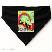 Mount Rushmore 4th of July Abstract USA-Made Doggie Bandana thumb 0