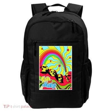 Mount Rushmore 4th of July Abstract Backpack