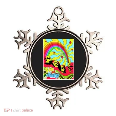 Mount Rushmore 4th of July Abstract Ornament