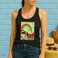 Mount Rushmore 4th of July Abstract Women's Tank Top thumb 2