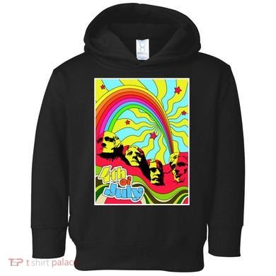 Mount Rushmore 4th of July Abstract Toddler Hoodie