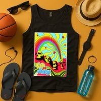Mount Rushmore 4th of July Abstract Tank Top thumb 4