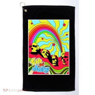 Mount Rushmore 4th of July Abstract Golf Towel