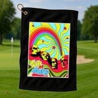 Mount Rushmore 4th of July Abstract Golf Towel thumb 1