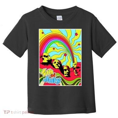 Mount Rushmore 4th of July Abstract Toddler T-Shirt