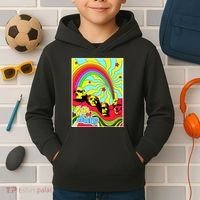 Mount Rushmore 4th of July Abstract Kids Hoodie thumb 2
