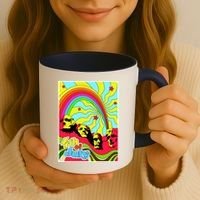 Mount Rushmore 4th of July Abstract Coffee Mug thumb 3