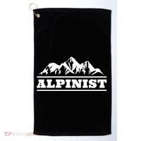 Mountain Alpinist  Golf Towel thumb 0