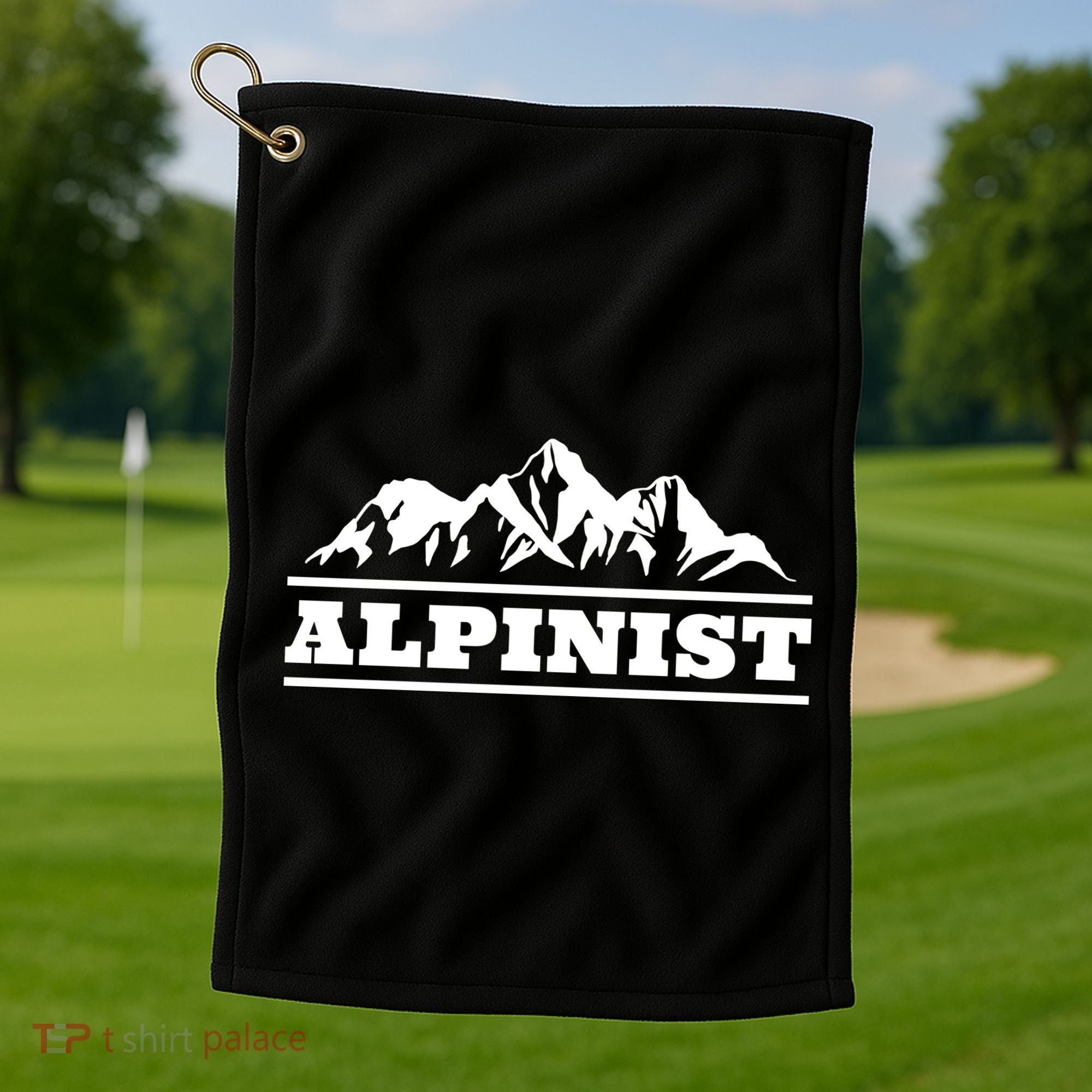 Mountain Alpinist  Golf Towel