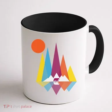 Mountain Bear Coffee Mug back