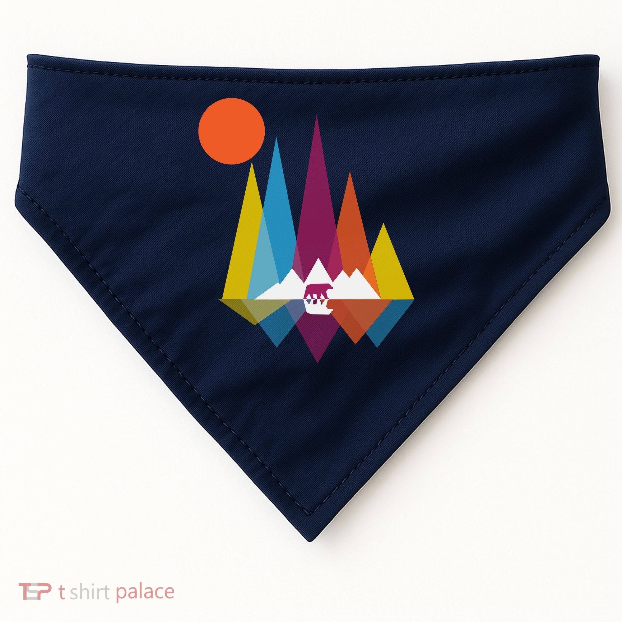 Mountain Bear USA-Made Doggie Bandana
